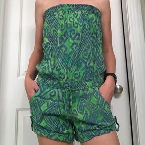 Strapless Romper